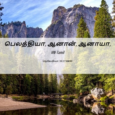 Picture 06 - நெகேமியா 10:22 TAMIRV - பெலத்தியா, ஆனான், - Bible Verse Picture
