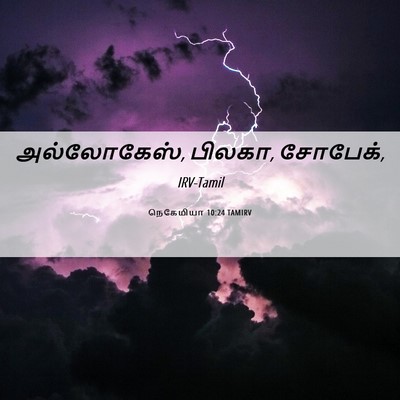 Picture 06 - நெகேமியா 10:24 TAMIRV - அல்லோகேஸ், பிலகா, - Bible Verse Picture