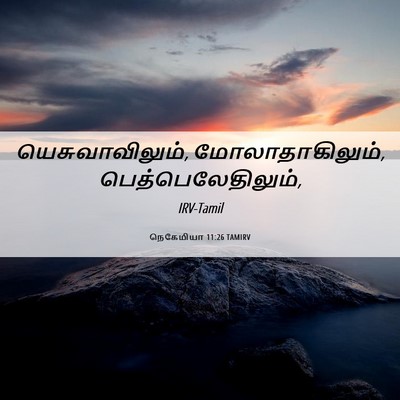 Picture 06 - நெகேமியா 11:26 TAMIRV - யெசுவாவிலும், - Bible Verse Picture