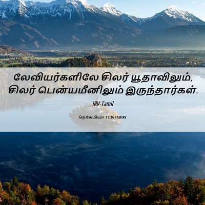 Picture 06 - நெகேமியா 11:36 TAMIRV - லேவியர்களிலே - Bible Verse Picture