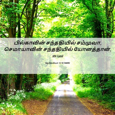 Picture 06 - நெகேமியா 12:18 TAMIRV - பில்காவின் - Bible Verse Picture