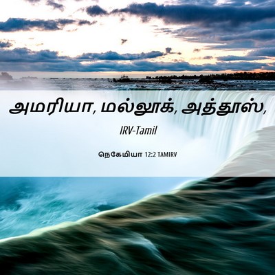 Picture 06 - நெகேமியா 12:2 TAMIRV - அமரியா, மல்லூக், - Bible Verse Picture