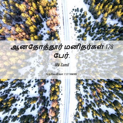 Picture 06 - நெகேமியா 7:27 TAMIRV - ஆனதோத்தூர் - Bible Verse Picture
