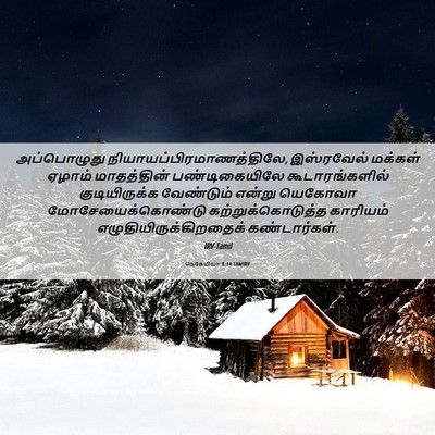 Picture 06 - நெகேமியா 8:14 TAMIRV - அப்பொழுது - Bible Verse Picture