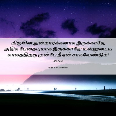 Picture 06 - பிரசங்கி 7:17 TAMIRV - மிஞ்சின - Bible Verse Picture