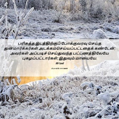 Picture 06 - பிரசங்கி 8:10 TAMIRV - பரிசுத்த - Bible Verse Picture