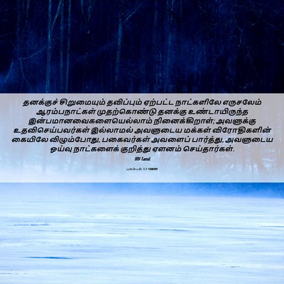 Picture 06 - புலம்பல் 1:7 TAMIRV - தனக்குச் - Bible Verse Picture