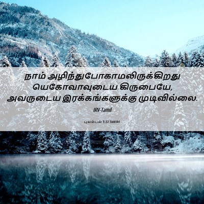 Picture 06 - புலம்பல் 3:22 TAMIRV - நாம் - Bible Verse Picture