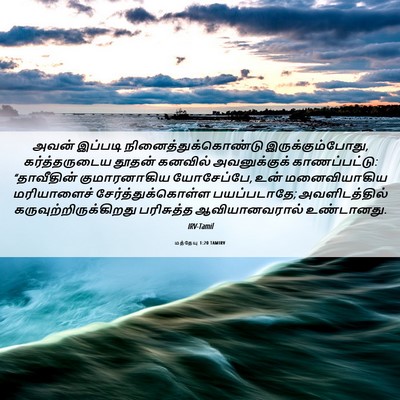 Picture 06 - மத்தேயு 1:20 TAMIRV - அவன் இப்படி - Bible Verse Picture