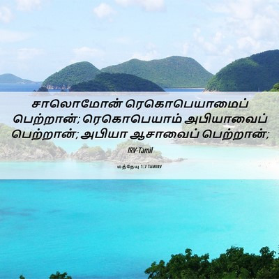 Picture 06 - மத்தேயு 1:7 TAMIRV - சாலொமோன் - Bible Verse Picture