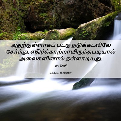 Picture 06 - மத்தேயு 14:24 TAMIRV - அதற்குள்ளாகப் - Bible Verse Picture