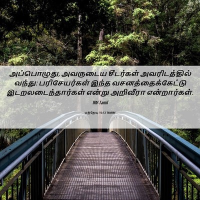 Picture 06 - மத்தேயு 15:12 TAMIRV - அப்பொழுது, - Bible Verse Picture