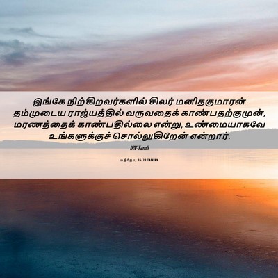 Picture 06 - மத்தேயு 16:28 TAMIRV - இங்கே - Bible Verse Picture