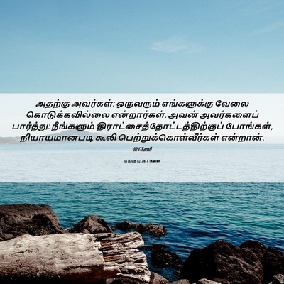 Picture 06 - மத்தேயு 20:7 TAMIRV - அதற்கு அவர்கள்: - Bible Verse Picture
