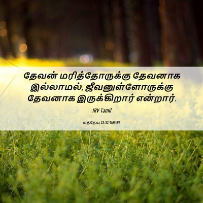 Picture 06 - மத்தேயு 22:32 TAMIRV - தேவன் - Bible Verse Picture
