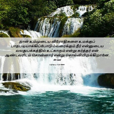 Picture 06 - மத்தேயு 22:44 TAMIRV - நான் உம்முடைய - Bible Verse Picture