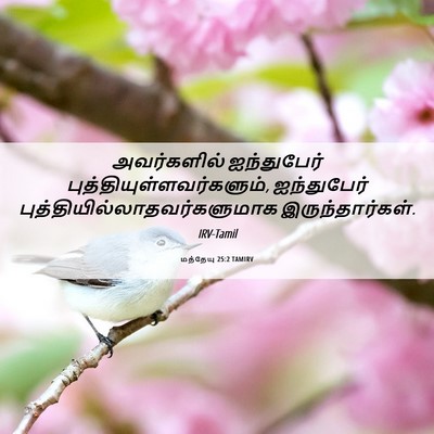 Picture 06 - மத்தேயு 25:2 TAMIRV - அவர்களில் - Bible Verse Picture