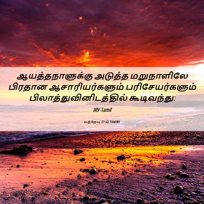 Picture 06 - மத்தேயு 27:62 TAMIRV - ஆயத்தநாளுக்கு - Bible Verse Picture