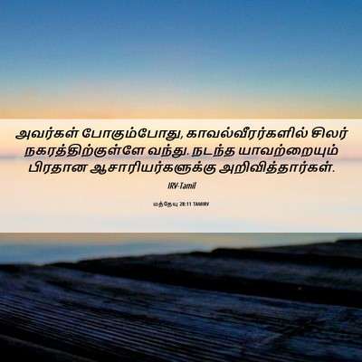 Picture 06 - மத்தேயு 28:11 TAMIRV - அவர்கள் - Bible Verse Picture