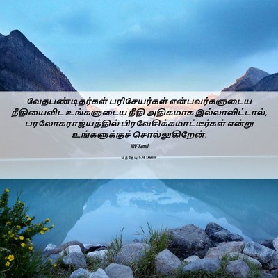 Picture 06 - மத்தேயு 5:20 TAMIRV - வேதபண்டிதர்கள் - Bible Verse Picture