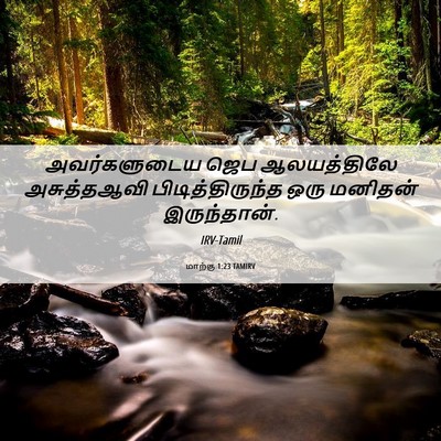 Picture 06 - மாற்கு 1:23 TAMIRV - அவர்களுடைய ஜெப - Bible Verse Picture