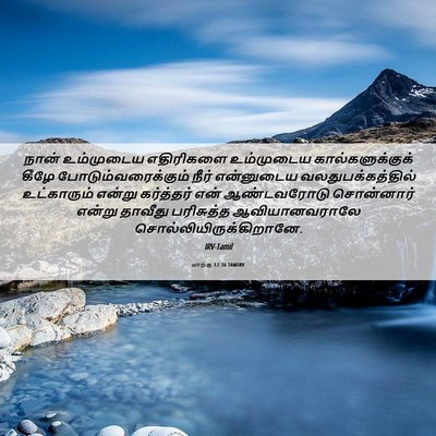 Picture 06 - மாற்கு 12:36 TAMIRV - நான் உம்முடைய - Bible Verse Picture