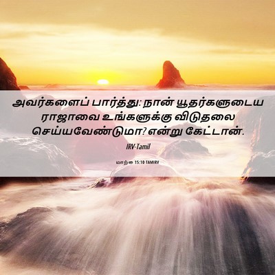 Picture 06 - மாற்கு 15:10 TAMIRV - அவர்களைப் - Bible Verse Picture