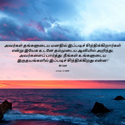 Picture 06 - மாற்கு 2:8 TAMIRV - அவர்கள் தங்களுடைய - Bible Verse Picture