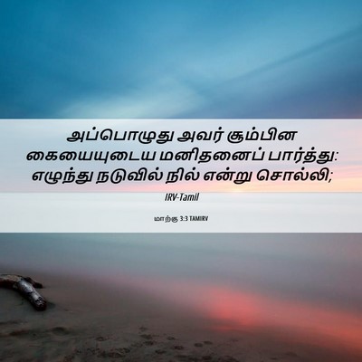 Picture 06 - மாற்கு 3:3 TAMIRV - அப்பொழுது அவர் - Bible Verse Picture