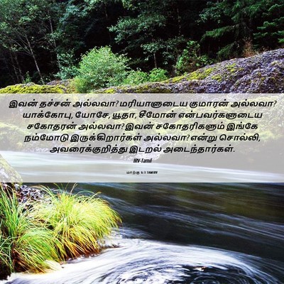 Picture 06 - மாற்கு 6:3 TAMIRV - இவன் தச்சன் - Bible Verse Picture