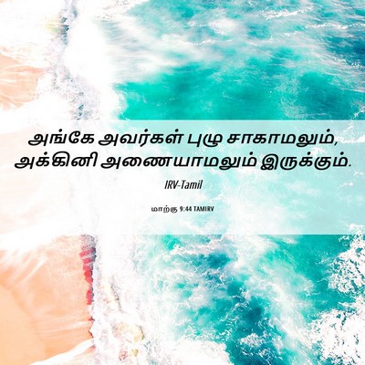 Picture 06 - மாற்கு 9:44 TAMIRV - அங்கே அவர்கள் - Bible Verse Picture