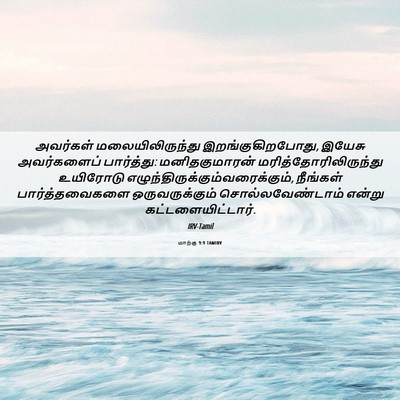 Picture 06 - மாற்கு 9:9 TAMIRV - அவர்கள் - Bible Verse Picture