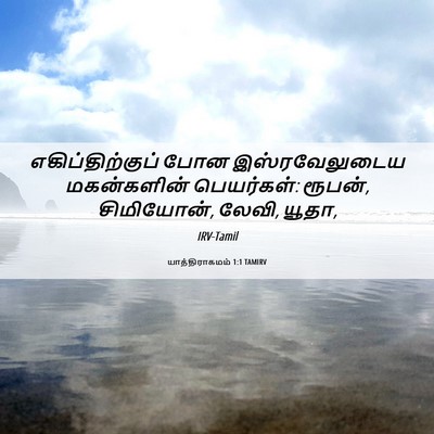 Picture 06 - யாத்திராகமம் 1:1 TAMIRV - எகிப்திற்குப் போன - Bible Verse Picture