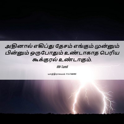 Picture 06 - யாத்திராகமம் 11:6 TAMIRV - அதினால் எகிப்து - Bible Verse Picture