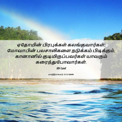 Picture 06 - யாத்திராகமம் 15:15 TAMIRV - ஏதோமின் - Bible Verse Picture