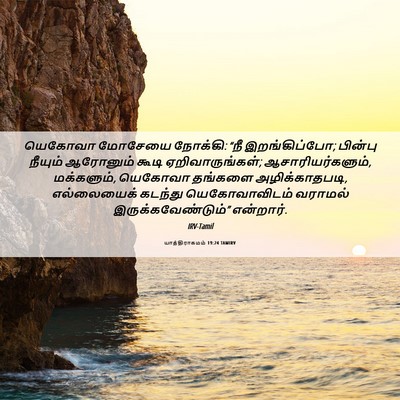 Picture 06 - யாத்திராகமம் 19:24 TAMIRV - யெகோவா மோசேயை - Bible Verse Picture