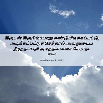 Picture 06 - யாத்திராகமம் 22:2 TAMIRV - திருடன் - Bible Verse Picture