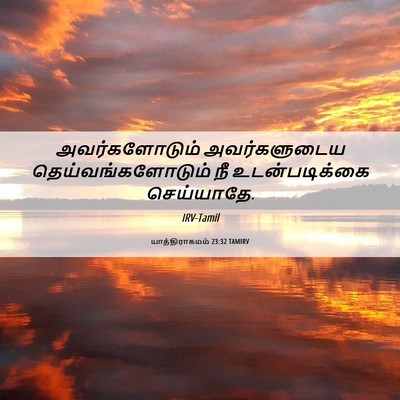 Picture 06 - யாத்திராகமம் 23:32 TAMIRV - அவர்களோடும் - Bible Verse Picture