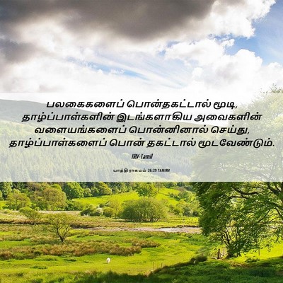 Picture 06 - யாத்திராகமம் 26:29 TAMIRV - பலகைகளைப் - Bible Verse Picture