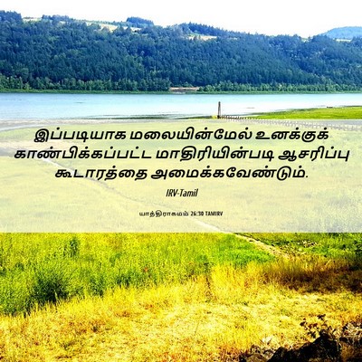 Picture 06 - யாத்திராகமம் 26:30 TAMIRV - இப்படியாக - Bible Verse Picture