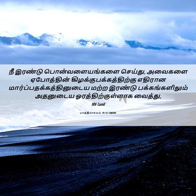 Picture 06 - யாத்திராகமம் 28:26 TAMIRV - நீ இரண்டு - Bible Verse Picture