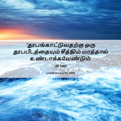 Picture 06 - யாத்திராகமம் 30:1 TAMIRV -  - Bible Verse Picture