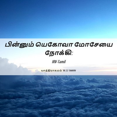 Picture 06 - யாத்திராகமம் 30:22 TAMIRV - பின்னும் யெகோவா - Bible Verse Picture