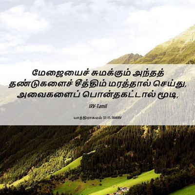 Picture 06 - யாத்திராகமம் 37:15 TAMIRV - மேஜையைச் - Bible Verse Picture