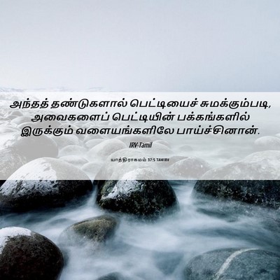 Picture 06 - யாத்திராகமம் 37:5 TAMIRV - அந்தத் தண்டுகளால் - Bible Verse Picture