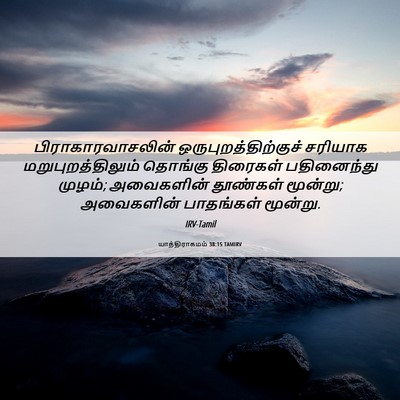 Picture 06 - யாத்திராகமம் 38:15 TAMIRV - பிராகாரவாசலின் - Bible Verse Picture