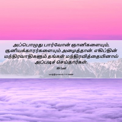 Picture 06 - யாத்திராகமம் 7:11 TAMIRV - அப்பொழுது - Bible Verse Picture