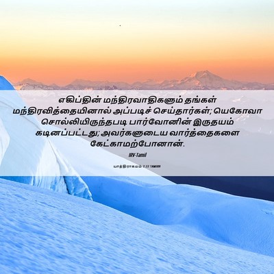Picture 06 - யாத்திராகமம் 7:22 TAMIRV - எகிப்தின் - Bible Verse Picture