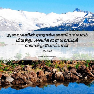 Picture 06 - யோசுவா 11:17 TAMIRV - அவைகளின் - Bible Verse Picture