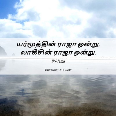Picture 06 - யோசுவா 12:11 TAMIRV - யர்மூத்தின் ராஜா - Bible Verse Picture
